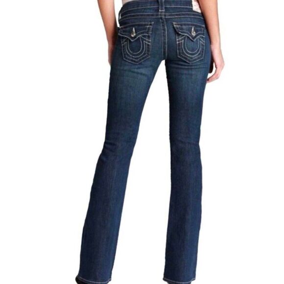 TRUE RELIGION Becky Medium Wash Bootcut Jeans Size 27 - Picture 1 of 4
